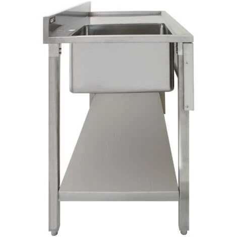 KuKoo Commercial Kitchen Catering Sink & Pre-Rinse Mixer Tap, RH - Image 4