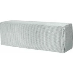 Air Conditioner Cover 35-37 Inch Knit Stretch Dustproof Fabric For Wall Mounted Indoor Split Air Conditioner Cover, Light Gray