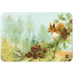 National Trust Red Squirrel Medium Worktop Protector 30 X 40cm