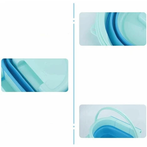 Kitchen Hanging Collapsible Trash Can 4L Silicone Trash Can Car Trash Can - Image 2