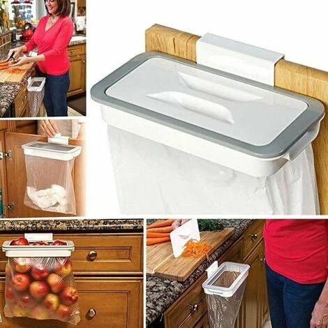 Trash Bag Holder With Clip For Drawer/Door/Furniture, Ideal For RV, Travel, Home, Kitchen, Waste Sorting - Image 4