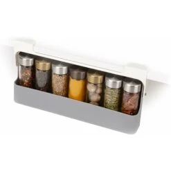Under Shelf Spice Rack - Grey