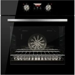 Innocenti ART287104 Multifunction Electric Oven Black - 13a Plug Fitted