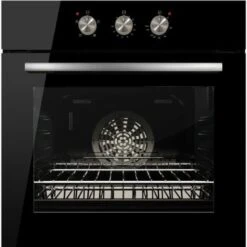 Innocenti ART287100 Fan Electric Oven Black - 13a Plug Fitted