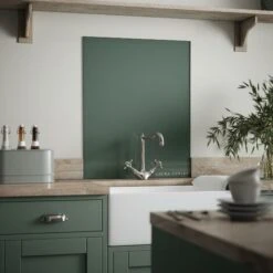 Laura Ashley Fern Glass Kitchen Splashback 600 X 750mm