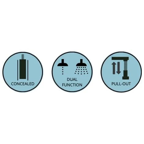 Liquida EPO11MB Single Lever Pull Out Mono Mixer Matt Black Kitchen Mixer Tap - Image 5