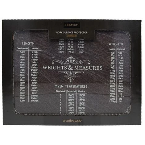 Creative Tops Slate Effect Weights And Measures Work Surface Protector - Image 2