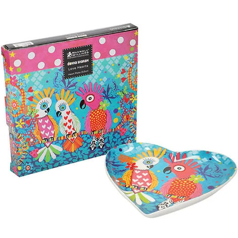 Maxwell & Williams Love Hearts Chatter 15.5cm Ceramic Plate Gift Boxed - Image 3