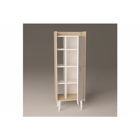 Ruby Storage Cabinet - Oak & White - Image 3