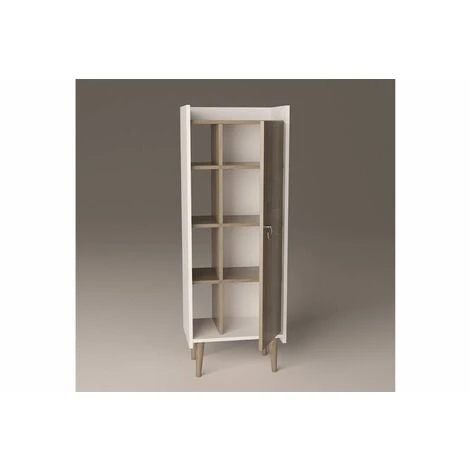Ruby Storage Cabinet - Oak & White - Image 5