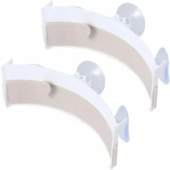 2 Pieces Foldable Sink Bin Holder Garbage Bag Holder With Suction Kitchen Trash Holder Plastic Sink Clip-on Storage Rack For Kitchen Bathroom - Gray