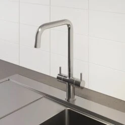 Sauber Lugano Kitchen Mixer Tap Chrome