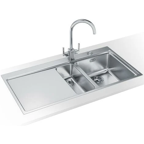 Franke Mythos MMX 251 1.5 Bowl Stainless Steel Kitchen Sink With R/Hand Drainer