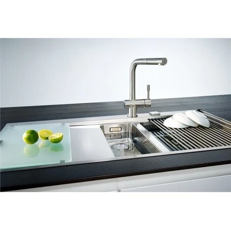 Franke Mythos MMX 251 1.5 Bowl Stainless Steel Kitchen Sink With R/Hand Drainer - Image 2