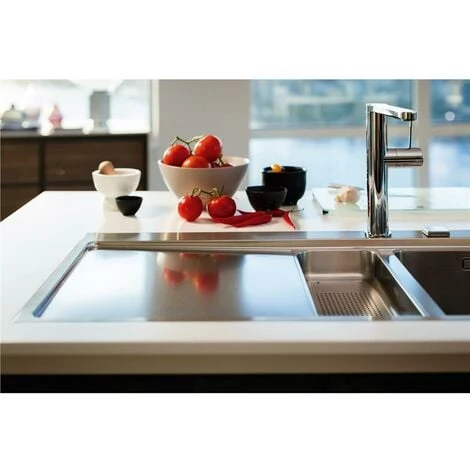 Franke Mythos MMX 251 1.5 Bowl Stainless Steel Kitchen Sink With R/Hand Drainer - Image 3