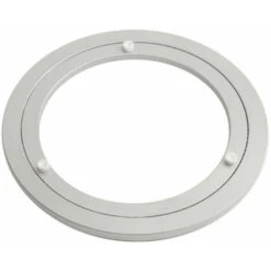 200x8.5mm Turntable Aluminum Table Rotary Rolling Tray Holder Kitchen Cake Mohoo