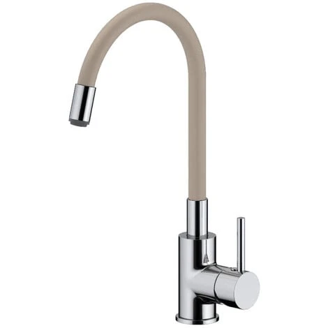 Siko Shape Memory Kitchen Mixer, Beige Silicone Curve (SIKOBSLPRO290BE)