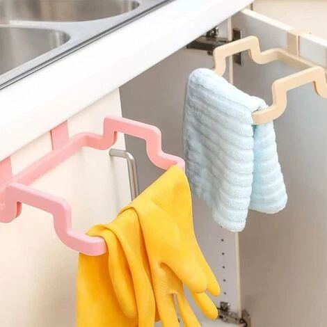 Piece Cabinet Door Garbage Bag Holder,Hanging Rack Kitchen Trash Bin Holder Trash Bag Storage Shelf Trash Bag Holder Rack,for Hanging Trash Can - Image 4