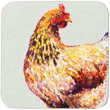 Foxwood Home Country Life Set Set Of 4 Coasters - Image 5