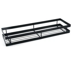 Spice Rack Kitchen Wall Spice Rack Black 40 12 5.5cm