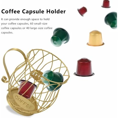 Coffee Capsule Storage Basket, Kitchen Countertop Storage Rack For, Dolce-Gusto - Image 3
