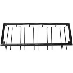 Hanging Glass Rack - Wine Glass Rack With 5 Rails For 10-15 Glasses, 50 X 22.5 X 5.5 Cm