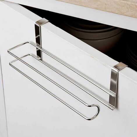 Hanging Kitchen Roll Holder Under Cabinet Kitchen Roll Holder, Stainless Steel Paper Towel Holder For Kitchen