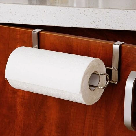 Hanging Kitchen Roll Holder Under Cabinet Kitchen Roll Holder, Stainless Steel Paper Towel Holder For Kitchen - Image 4