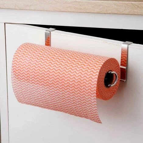 Hanging Kitchen Roll Holder Under Cabinet Kitchen Roll Holder, Stainless Steel Paper Towel Holder For Kitchen - Image 5