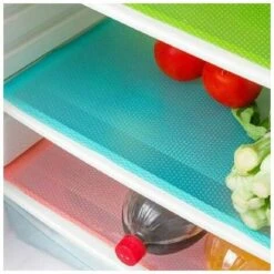 Washable Fridge Mat Liners Drawer Shelves Waterproof Fridge Mats Set Of 9 Fridge Mats Fridge Liners Table Mats 3 Red/3 Green/3 Blue-