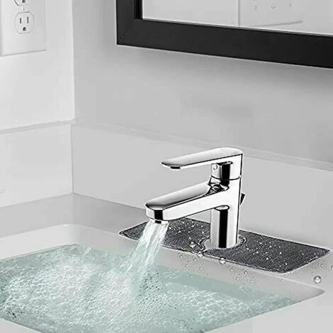 Kitchen Faucet Absorbent Mats 4 Pcs Splash Proof Pad Dish Drying Mat (4615Cm) - Image 4