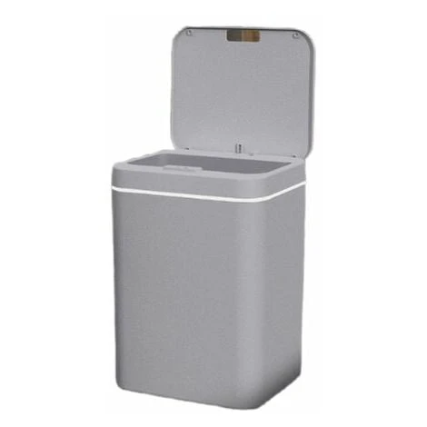 Intelligent Induction Trash Can - Living Room, Kitchen, Bedroom, Toilet Creative Classification Trash Can - Gray - Image 2