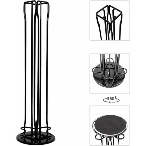 Coffee Capsule Holder Compatible With Nespresso (40 X Capsules) - Holders For Nespresso Classic Coffee Capsules - Rotating Holder (Black) - Image 3