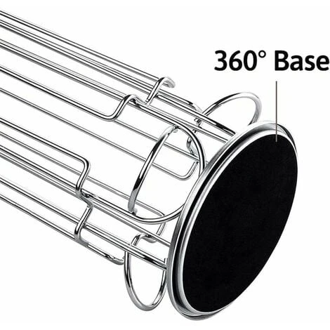 Dolce Gusto Coffee Capsule Holder, Rotating Dispenser Capsule Holder For 24 Capsules, Dolce Gusto Storage Racks, 360 Degree Rotating Capsule Range, Chrome, Elegant And Sturdy - Image 4