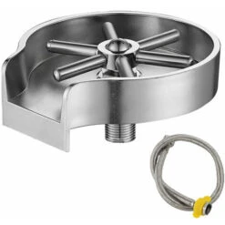 Kitchen Sink Glass Rinser Sink Bottle Cup Washer Fixing Bar Glass Rinser Stainless Steel Kitchen Sink Accessories