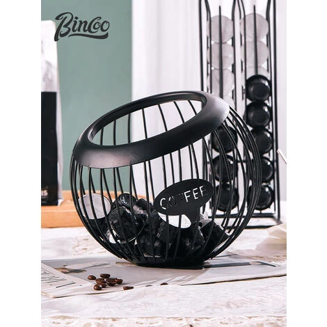 Coffee Pod Holder, Large Capacity K Cup Holder And Espresso Pod Holder, Coffee Pod Organizer For Storage And Espresso Capsule Holder, Coffee Pod Storage (Brown)