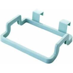 LITZEE Trash Can Accessory Portable Hanging Trash Bag Holder On The Back Of The Kitchen Door - Green