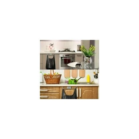 Kitchen Garbage Bag Holder Trash Bag Holder Reusable Trash Bag Holder Garbage Bag Hanging Rack Trash Bag Holder Hanging Trash Rack, - Image 3