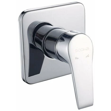 Concealed Shower Mixer Tap Wall Mounted Copper Concealed Concealed Hot And Cold Three Way Rain Shower, Shower Switch - Image 5