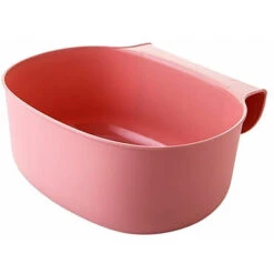 Kitchen Plastic Cabinet Door Hanging Trash Bin Trash Can Cabinet Cupboard Hanging Trash Can Storage Box Organizer 1 Piece (Pink)