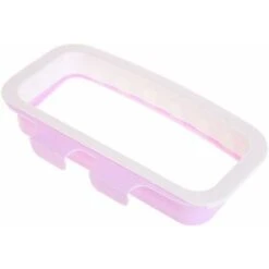 Creative Kitchen Hanging Garbage Bag Holder Plastic Cupboard Garbage Bag Holder, Tailgate Style Cabinet Storage Garbage Bag Holder Purple-2PCS