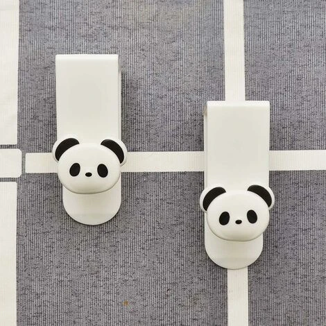 Creative Kitchen Hanging Garbage Bag Holder Plastic Cupboard Garbage Bag Holder, Tailgate Style Storage Garbage Bag Holder Cabinet White-2PCS