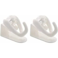 Creative Kitchen Hanging Garbage Bag Holder Plastic Cupboard Garbage Bag Holder, Tailgate Style Cabinet Storage Garbage Bag Holder White-6 PCS