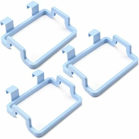 Garbage Bag Holder Plastic Kitchen Trash Garbage Cabinet Door Hanging Trash Can Storage Rack Trash Bag Holder,4