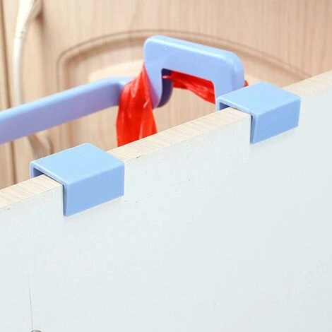 Garbage Bag Holder Plastic Kitchen Trash Garbage Cabinet Door Hanging Trash Can Storage Rack Trash Bag Holder,4 - Image 3