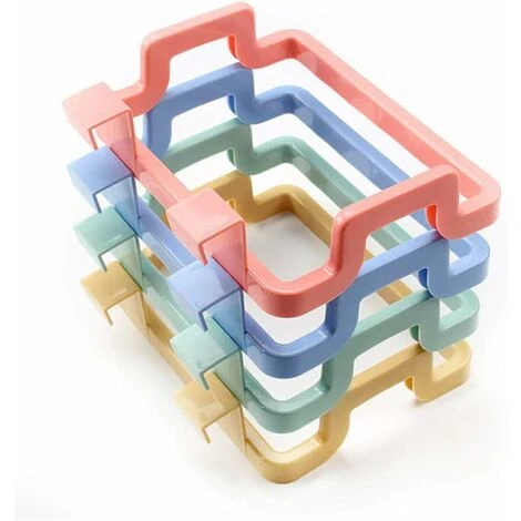 Garbage Bag Holder Plastic Kitchen Trash Garbage Cabinet Door Hanging Trash Can Storage Rack Trash Bag Holder,4 - Image 5
